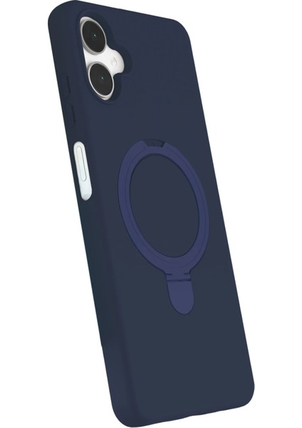 Ds-Derin Newface Samsung Galaxy A06 Regal Magsafe Standlı Kapak - Lacivert fiyatları