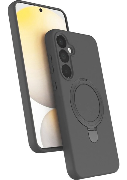 Ds-Derin Newface Samsung Galaxy A16 5g Regal Magsafe Standlı Kapak - Titan Gri