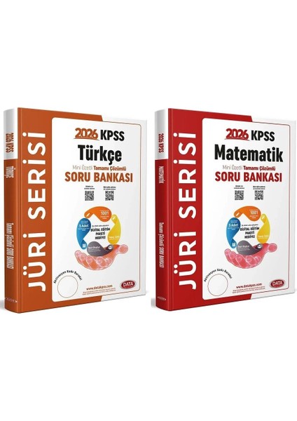 Data 2026 Kpss Türkçe + Matematik Jüri Soru Bankası 2 Li Set Data