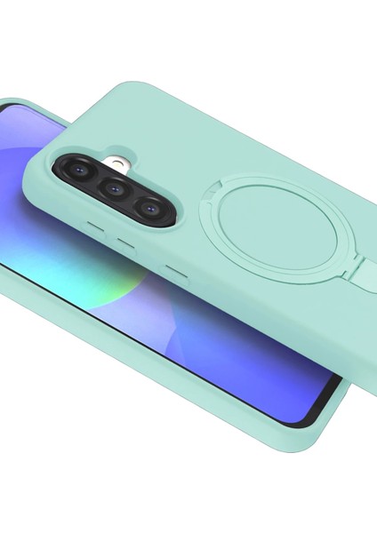 Ds-Derin Newface Samsung Galaxy A26 Regal Magsafe Standlı Kapak - Su Yeşili fiyatları