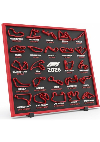 Formula1 2026 Takvimi modelleri