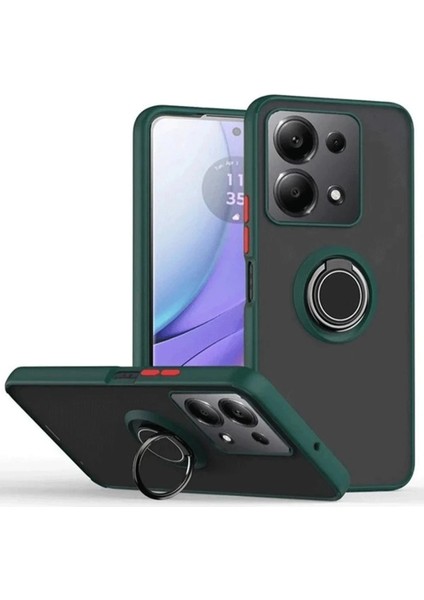 Bfs Xiaomi Redmi Note 13 Pro 4g Montreal Yüzüklü Silikon Kapak - Yeşil