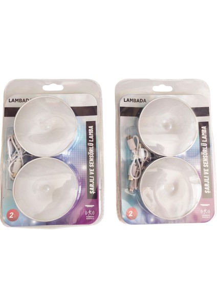 4 Adet Hareket Sensörlü USB Şarjlı LED Işık Lamba-Oda, Mutfak, Salon ve Merdiven Işıklandırma modelleri