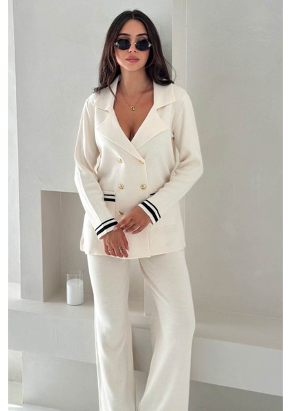 Zamansız Şıklık: Kadın Triko Takım (Ceket & Pantolon) - Yeni Sezon Koleksiyonu 3006 indirimleri