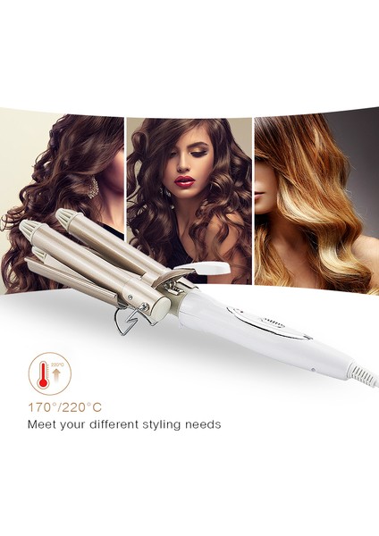 Profesyonel Seramik Wag Su Dalgası Saç Maşası (5282) fırsatları