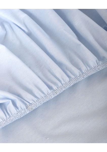 Mavi Çift Kişilik Lastikli Çarşaf indirimleri