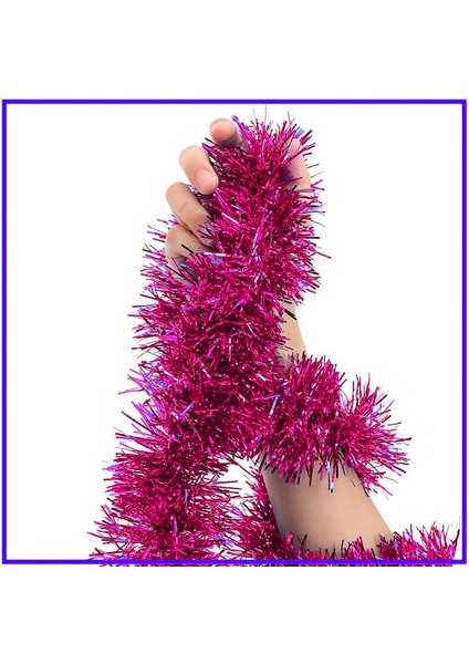 Parti Için Sim Süs 2 Metre Uzunluk 8 cm Genişlik Fuşya Renk Ithal (4989) fiyatları