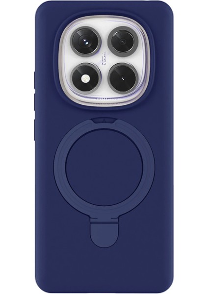 Ds-Derin Newface Xiaomi Redmi Note 14 Pro 4g Regal Magsafe Standlı Kapak - Lacivert modelleri