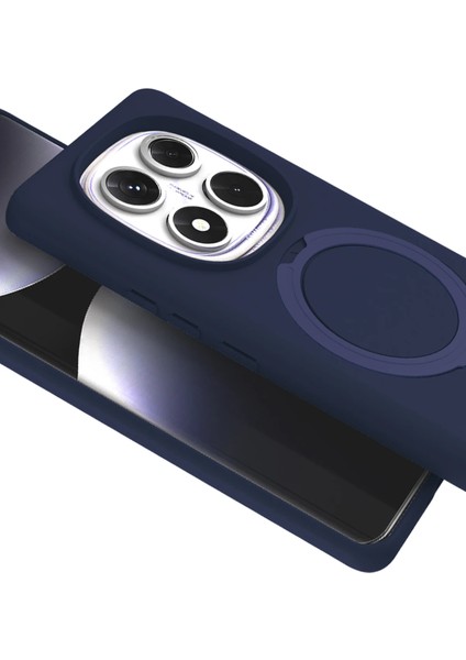 Ds-Derin Newface Xiaomi Redmi Note 14 Pro 4g Regal Magsafe Standlı Kapak - Lacivert fırsatları