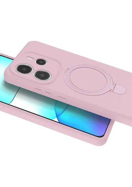 Ds-Derin Newface Xiaomi Redmi Note 14 4g Regal Magsafe Standlı Kapak - Açık Pembe fırsatları