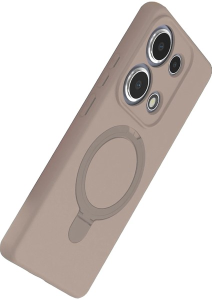 Ds-Derin Newface Xiaomi Redmi Note 13 Pro 4g Regal Magsafe Standlı Kapak - Çöl Titanyum fırsatları