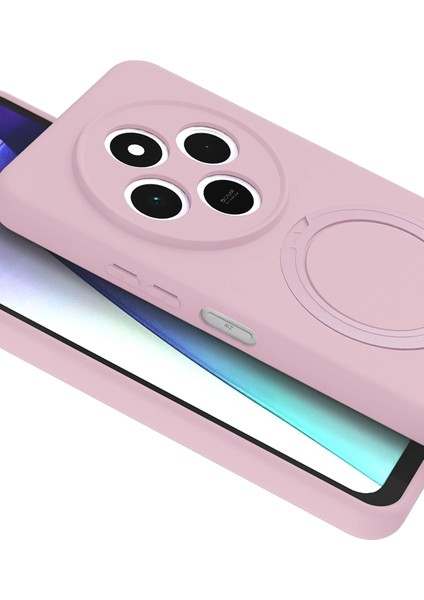 Ds-Derin Newface Xiaomi Redmi 14C Regal Magsafe Standlı Kapak - Açık Pembe modelleri