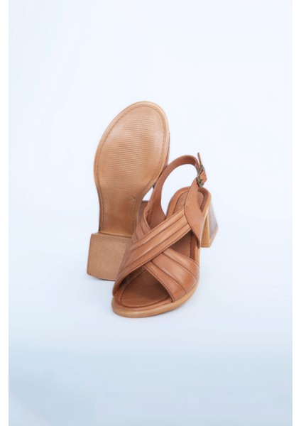 Kadın Topuklu Ayakkabı Z6912003-TABA fırsatları