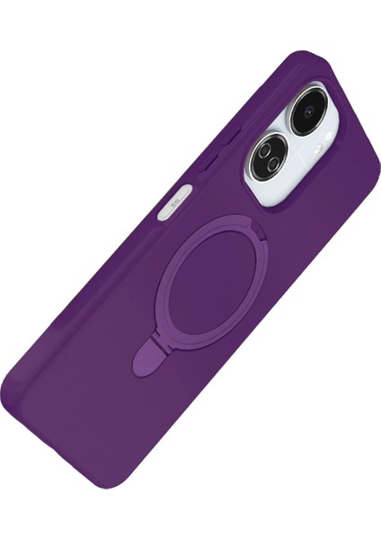 Ds-Derin Newface Xiaomi Redmi 13C Regal Magsafe Standlı Kapak - Derin Mor fırsatları