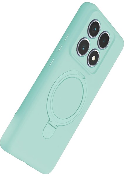 Ds-Derin Newface Xiaomi Mi 14T Pro Regal Magsafe Standlı Kapak - Su Yeşili modelleri
