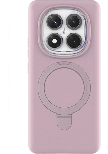 Ds-Derin Newface Xiaomi Redmi Note 14 Pro 4g Regal Magsafe Standlı Kapak - Açık Pembe modelleri