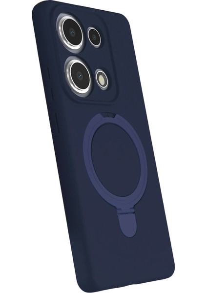 Ds-Derin Newface Xiaomi Redmi Note 13 Pro 4g Regal Magsafe Standlı Kapak - Lacivert fiyatları