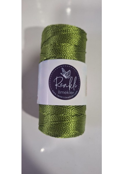 Renkli Ilmekler Polyester Makrome 200GRM