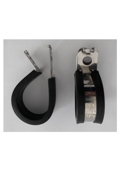 Lastıklı Boru Kelepcesı 25 Lık Paslanmaz Germany (5 Ad.)