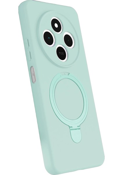 Ds-Derin Newface Xiaomi Redmi 14C Regal Magsafe Standlı Kapak - Su Yeşili fiyatları