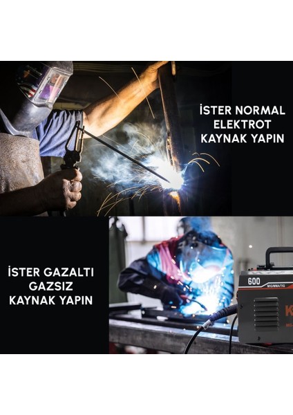 EEA248 Mıg Mma Tıg MMA600 Yeni Nesil Gazsız Gazalti Kaynak Makinesi German Style fırsatları