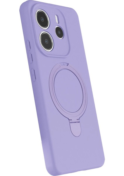 Ds-Derin Newface Xiaomi Redmi Note 14 4g Regal Magsafe Standlı Kapak - Lila fiyatları