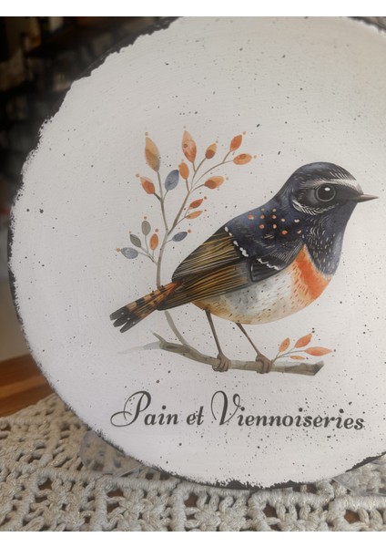 Kuş Desenli 18 cm Duvar Tabağı fiyatları