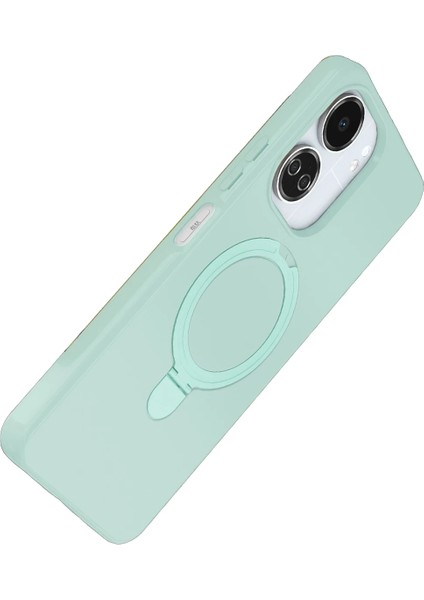 Ds-Derin Newface Xiaomi Redmi 13C Regal Magsafe Standlı Kapak - Su Yeşili fırsatları