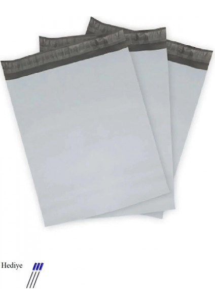 Cepsiz Mini Boy Kargo Poşeti 17X25+4 cm - 250 Adet (40+40=80 Mikron)