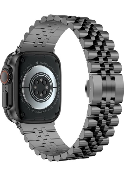 Apple Watch Seri 2 3 4 5 6 7 8 10 Se Ultra Uyumlu 42 44 45 46 49MM Uyumlu Paslanmaz Çelik Rolex Kordon fiyatları