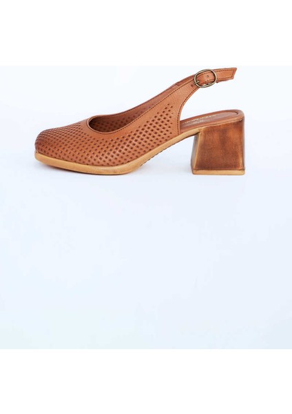 Kadın Topuklu Ayakkabı Z6919002-TABA