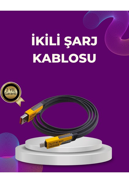 Zengezur Dalı 4’ü 1 Arada Çok Fonksiyonlu Hızlı Şarj Veri Kablosu