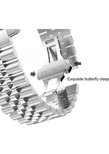 Samsung Galaxy Watch 7 Fe 4 5 Pro 6 Seri 40 42 43 44 45 46 47 mm Uyumlu Çelik Rolex Saat Kordonu fiyatları