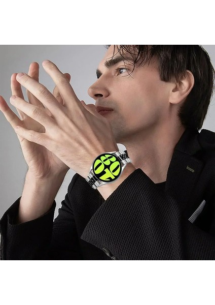 Samsung Galaxy Watch 7 Fe 4 5 Pro 6 Seri 40 42 43 44 45 46 47 mm Uyumlu Çelik Rolex Saat Kordonu fırsatları