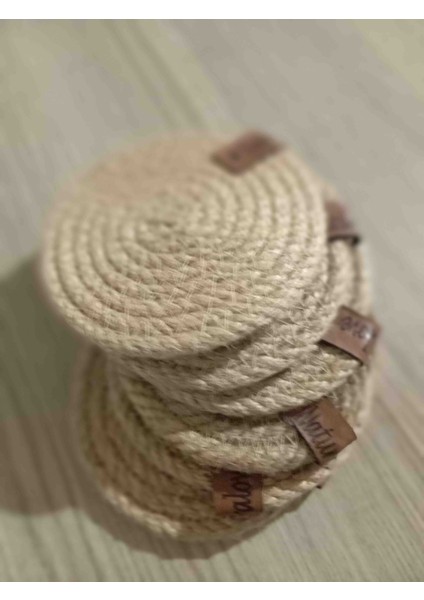 Hasır 6 Lı Bardak Altlığı