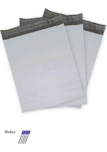 Cepsiz Büyük Boy Kargo Poşeti 35X45+5 cm - 300 Adet (40+40=80 Mikron)