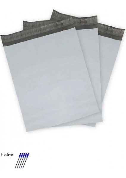 Cepsiz Küçük Boy Kargo Poşeti 24X30+5 cm - 300 Adet (40+40=80 Mikron)