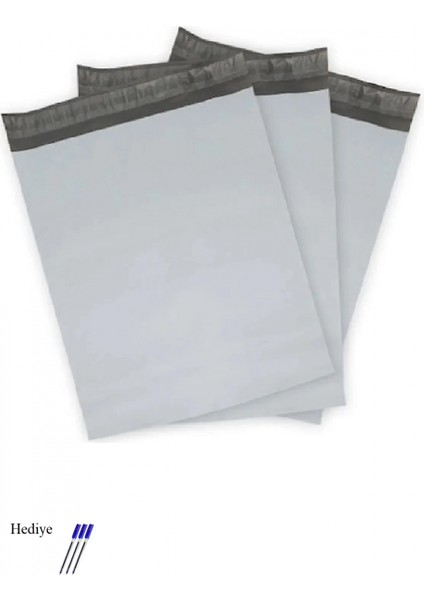 Cepsiz Battal Boy Kargo Poşeti 45X55+5 cm - 100 Adet (40+40=80 Mikron)
