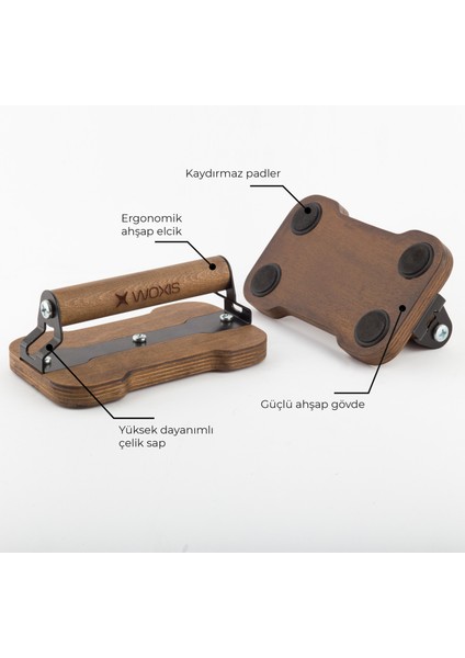 Kaymaz Çelik Şınav Aleti - Şınav Barı - Push up Bar fırsatları