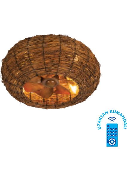 Zengezur VANTİ-KCF300-HASIR Tavan Vantilatörü