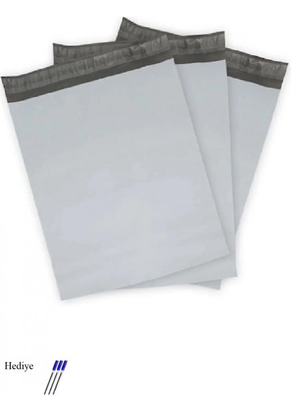 Cepsiz Büyük Boy Kargo Poşeti 35X45+5 cm - 200 Adet (40+40=80 Mikron)