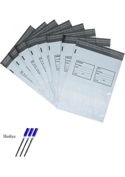 Cepli Mini Boy Kargo Poşeti 17X25+4 cm - 500 Adet (40+40=80 Mikron)