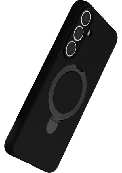 Ds-Derin Newface Samsung Galaxy S24 Fe Regal Magsafe Standlı Kapak - Siyah modelleri