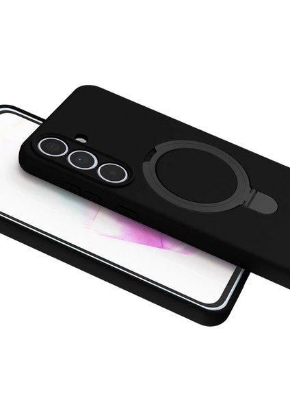 Ds-Derin Newface Samsung Galaxy S24 Fe Regal Magsafe Standlı Kapak - Siyah fırsatları