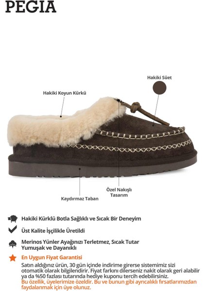 Kadın Hakiki Kürk Ayakkabı 191159 fiyatları