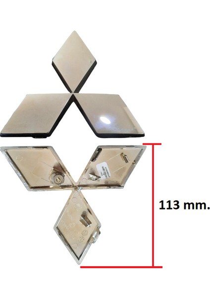 Mıtsıbıshı Colt Monogram Arma Logo Krom 409120054