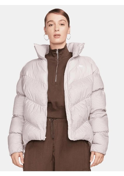 Sportswear Therma-Fıt Windpuffer Kadın Uzun Şişme Mont