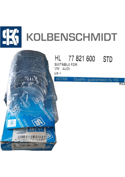 Mercedes-Benz Vw Grup Motor Ana Yatak STD.0000330001, 021198491A, A0000300440 Vw Vr6 2.8l 2.9l 3.6l R32 R36 A3 Tt 3.2l Bub Aqp Abv Bdf