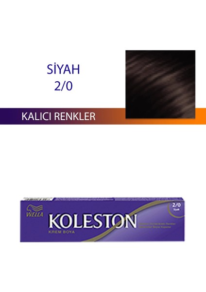 Single Tüp Boya Saç Boyası Siyah 2/0
