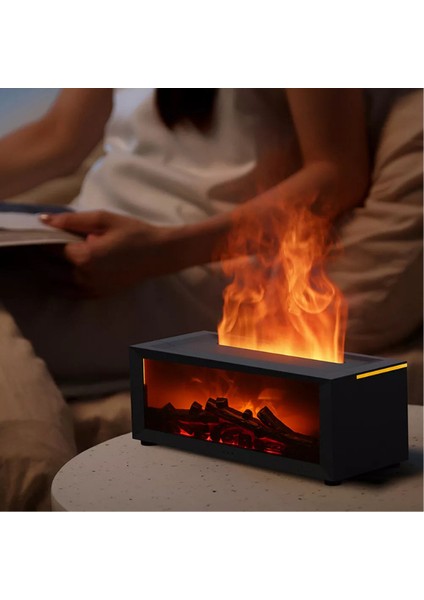 Şömine Difüzörü Hava Nemlendirici 7 Renk Şömine Aroma Difüzör Aroma Terapi Cihazı fiyatları